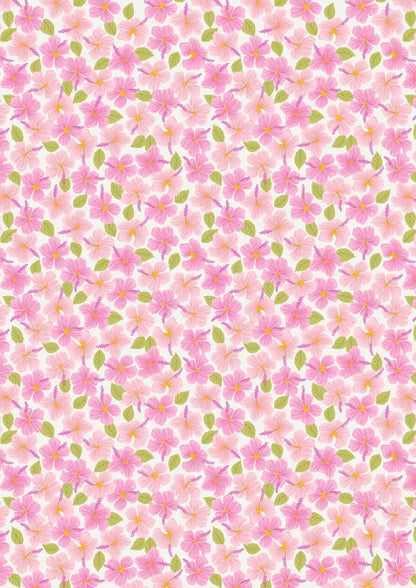 LIMITED EDITION Fabric Cafe Ashford Square Quilt Kit Featuring Lewis & Irene Hibiscus Hummingbird Fabrics Finished Size: 42.5"x60.5"