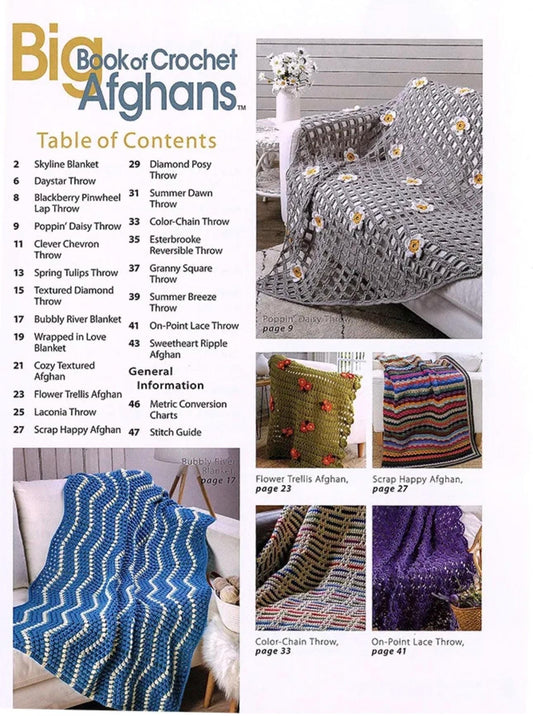 Annie's Crochet Big Book of Crocheted Afghans - Bring Comfort To Your Home With 21 Lovely Afghans! (Softcover) 871856