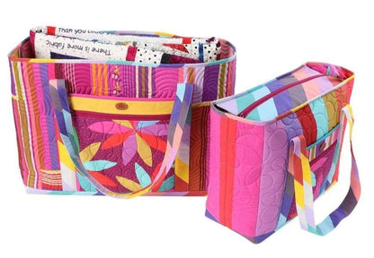 ByAnnie Two Big Totes Pattern - 2 Size Variations Per Pattern (14 Colors of 18"x54" Mesh Packs Sold Separately) PBA310