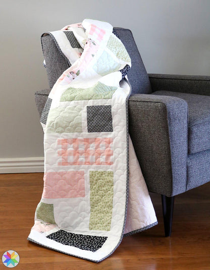 A Bright Corner Grandstand Quilt Pattern - 4 Size Variations Per Pattern ABC352