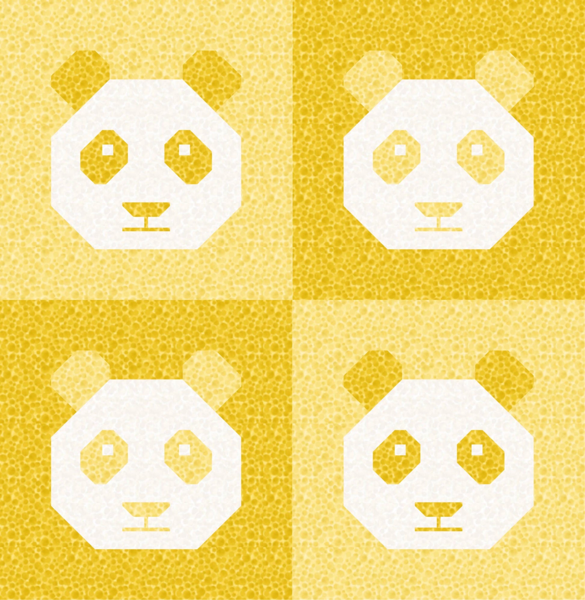 LIMITED EDITION!! Cotton and Joy Pandamonium Quilt Kit Featuring Lewis & Irene Bumbleberries Fabric Collection - Baby or Throw Size