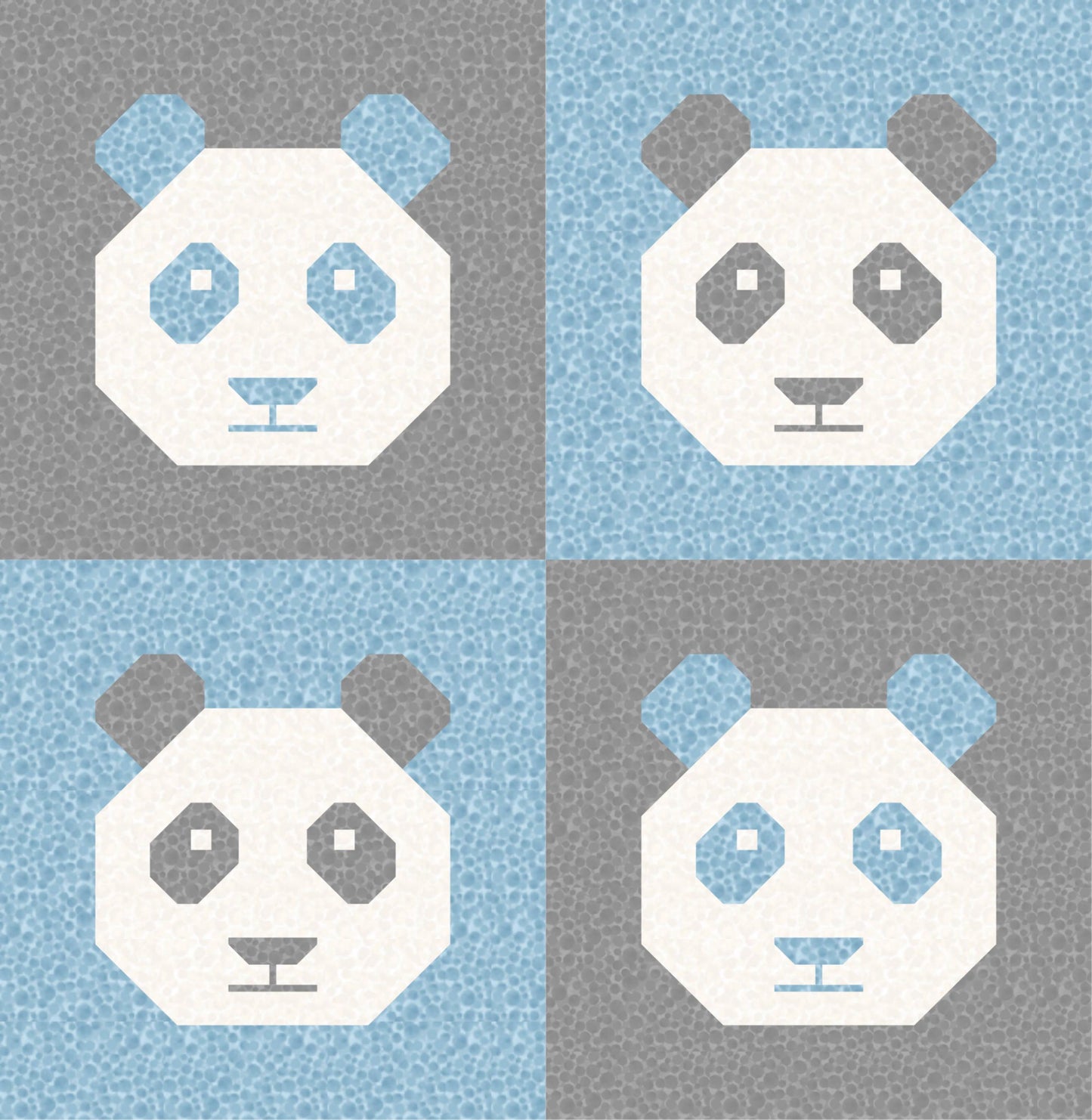 LIMITED EDITION!! Cotton and Joy Pandamonium Quilt Kit Featuring Lewis & Irene Bumbleberries Fabric Collection - Baby or Throw Size