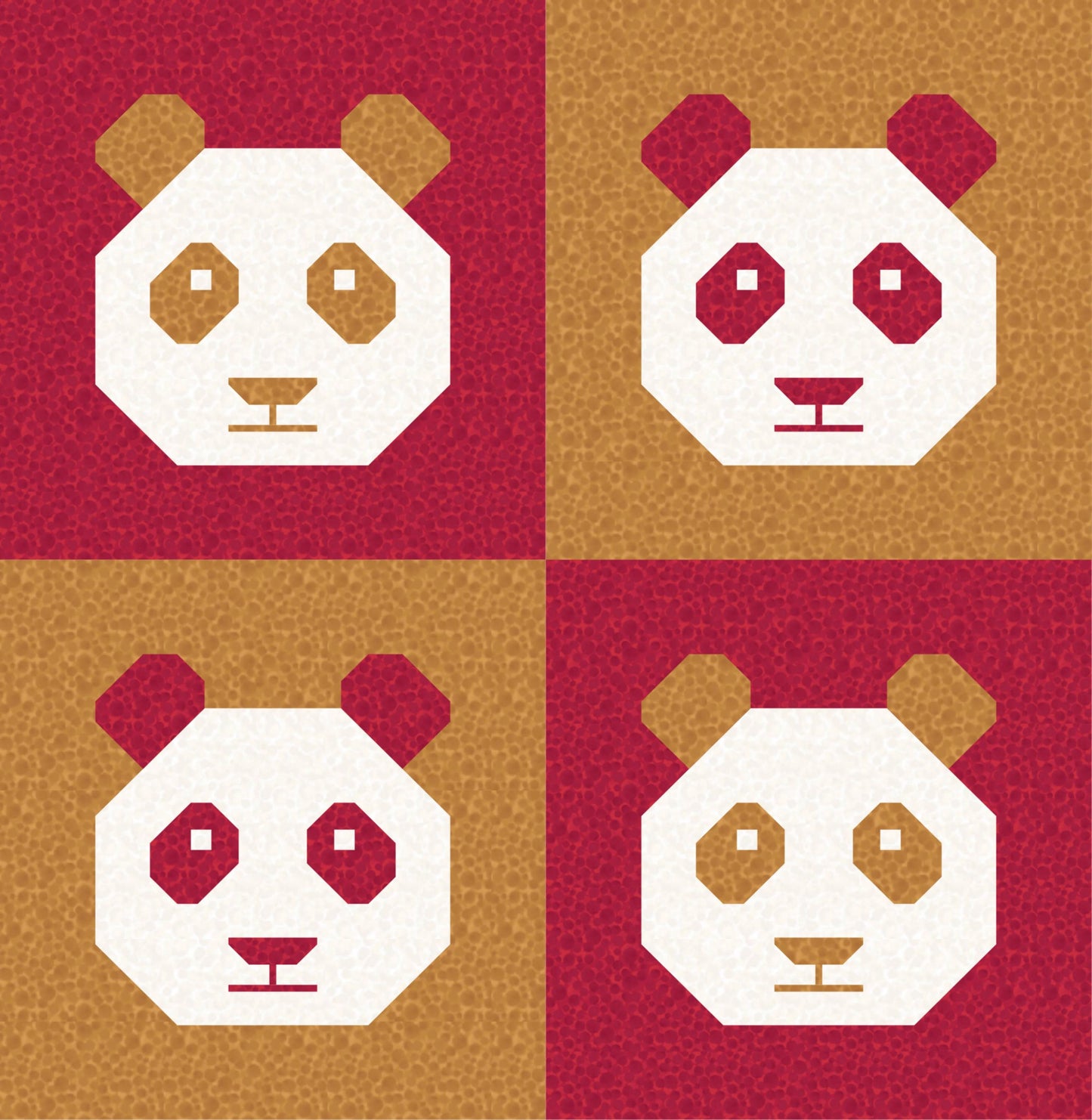 LIMITED EDITION!! Cotton and Joy Pandamonium Quilt Kit Featuring Lewis & Irene Bumbleberries Fabric Collection - Baby or Throw Size
