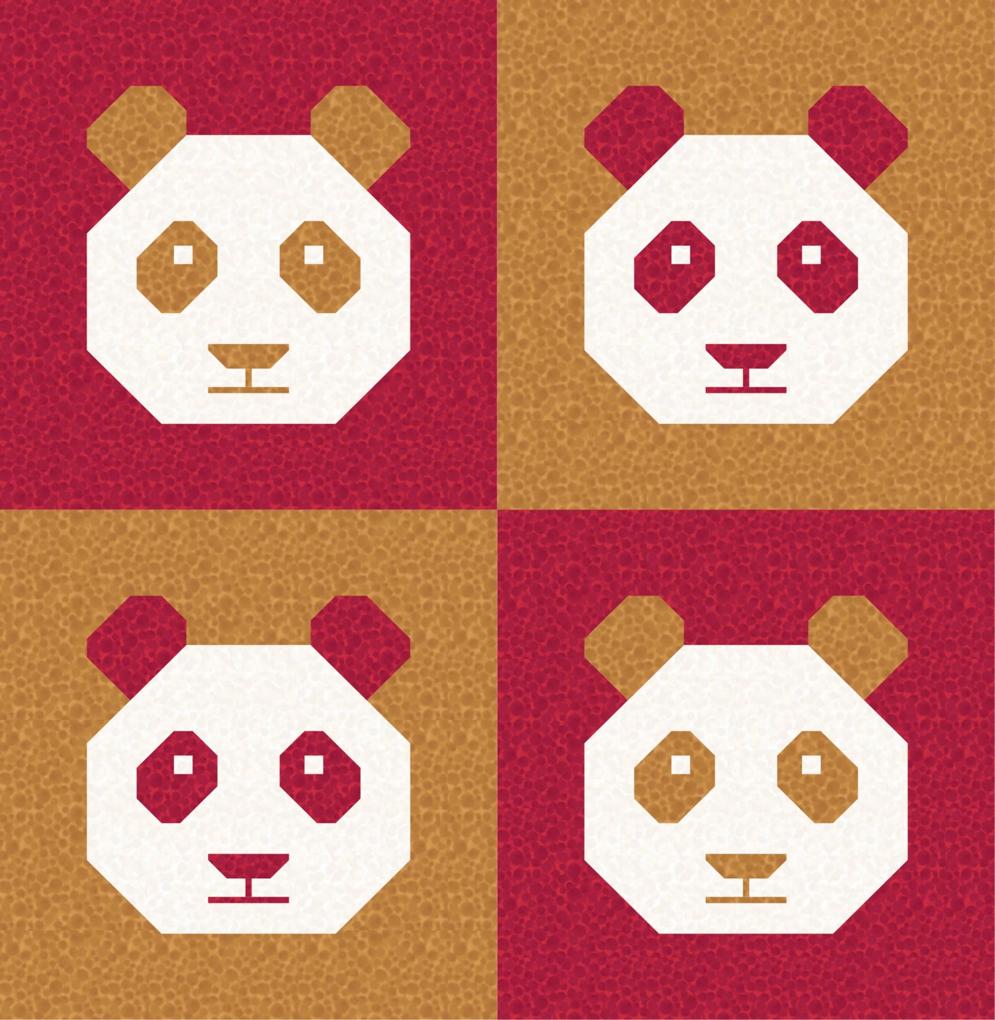 LIMITED EDITION!! Cotton and Joy Pandamonium Quilt Kit Featuring Lewis & Irene Bumbleberries Fabric Collection - Baby or Throw Size