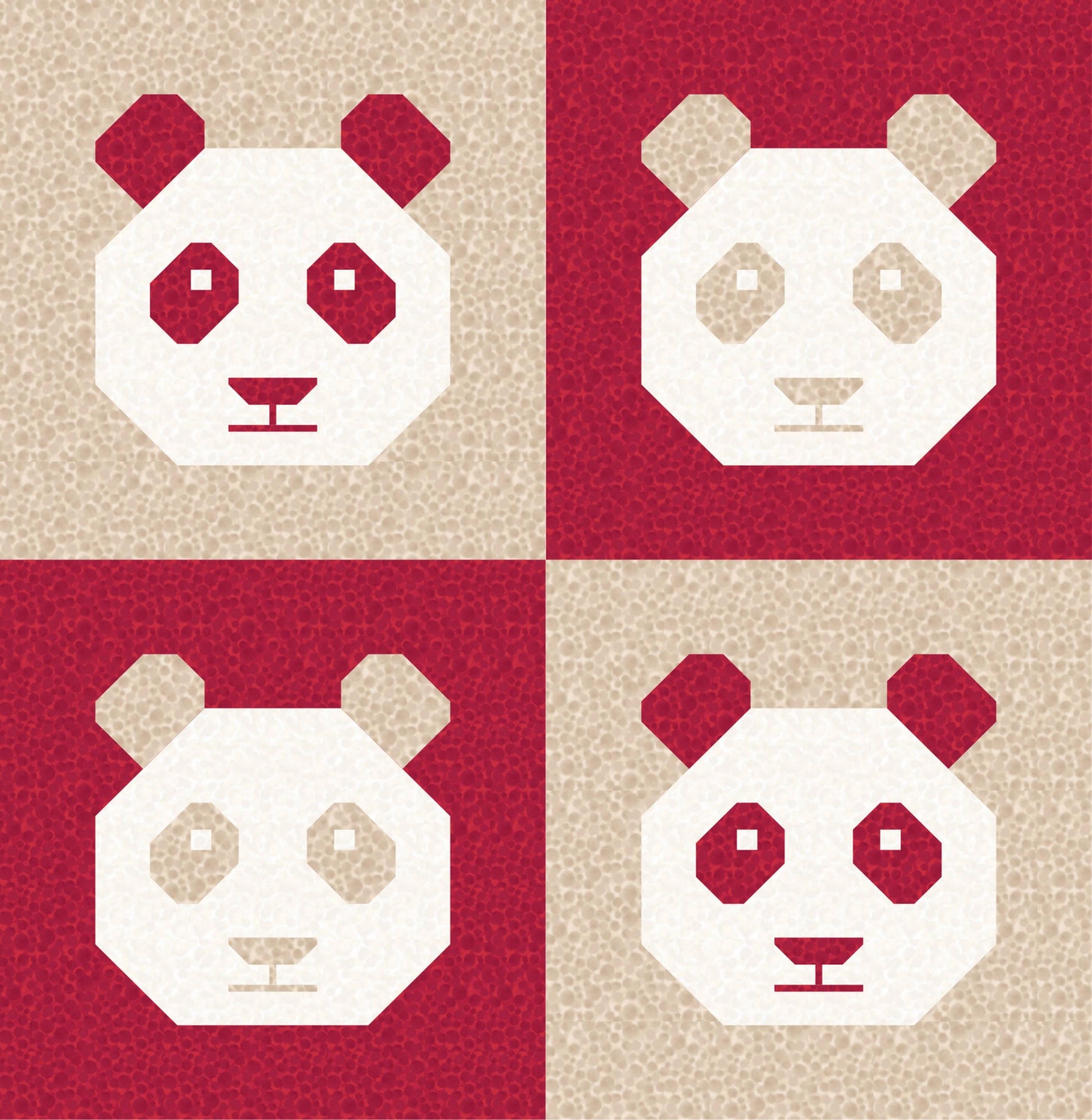 LIMITED EDITION!! Cotton and Joy Pandamonium Quilt Kit Featuring Lewis & Irene Bumbleberries Fabric Collection - Baby or Throw Size