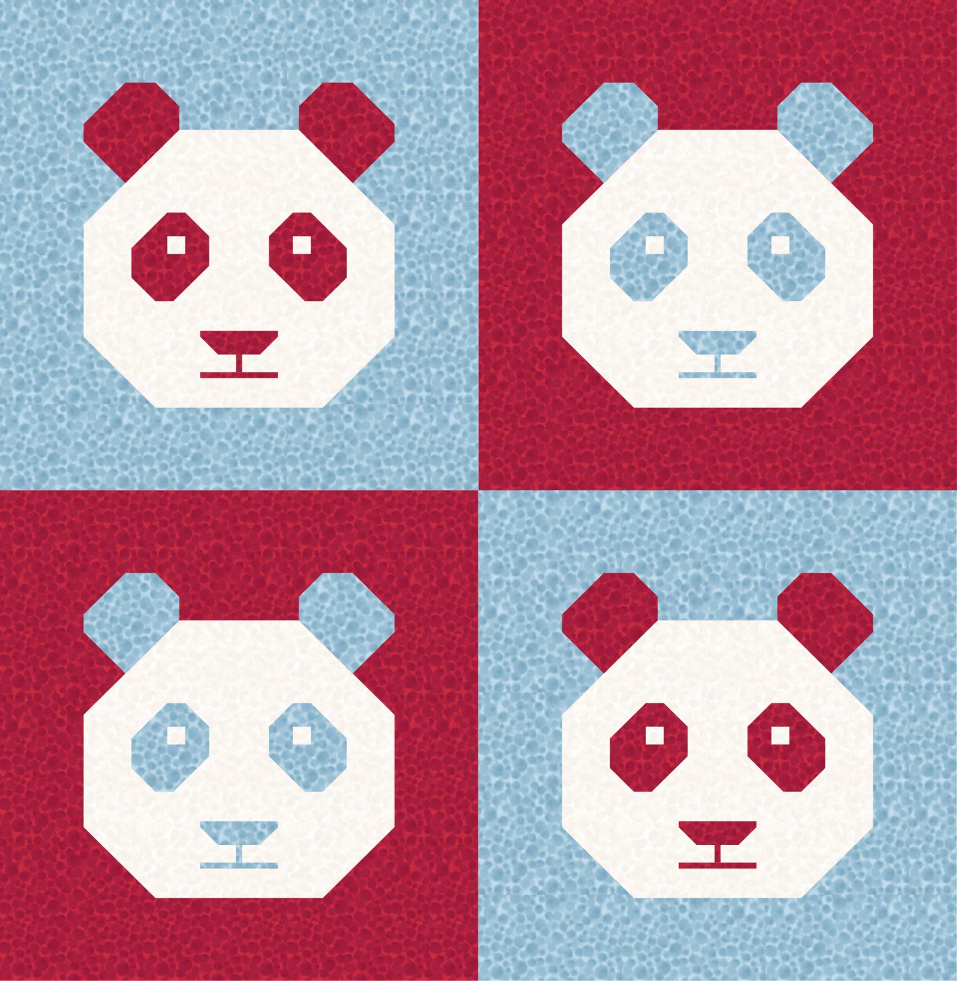 LIMITED EDITION!! Cotton and Joy Pandamonium Quilt Kit Featuring Lewis & Irene Bumbleberries Fabric Collection - Baby or Throw Size