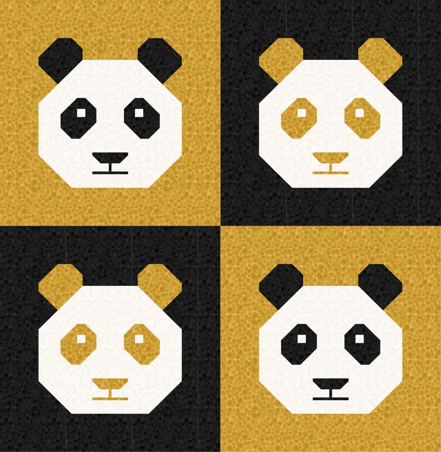 LIMITED EDITION!! Cotton and Joy Pandamonium Quilt Kit Featuring Lewis & Irene Bumbleberries Fabric Collection - Baby or Throw Size