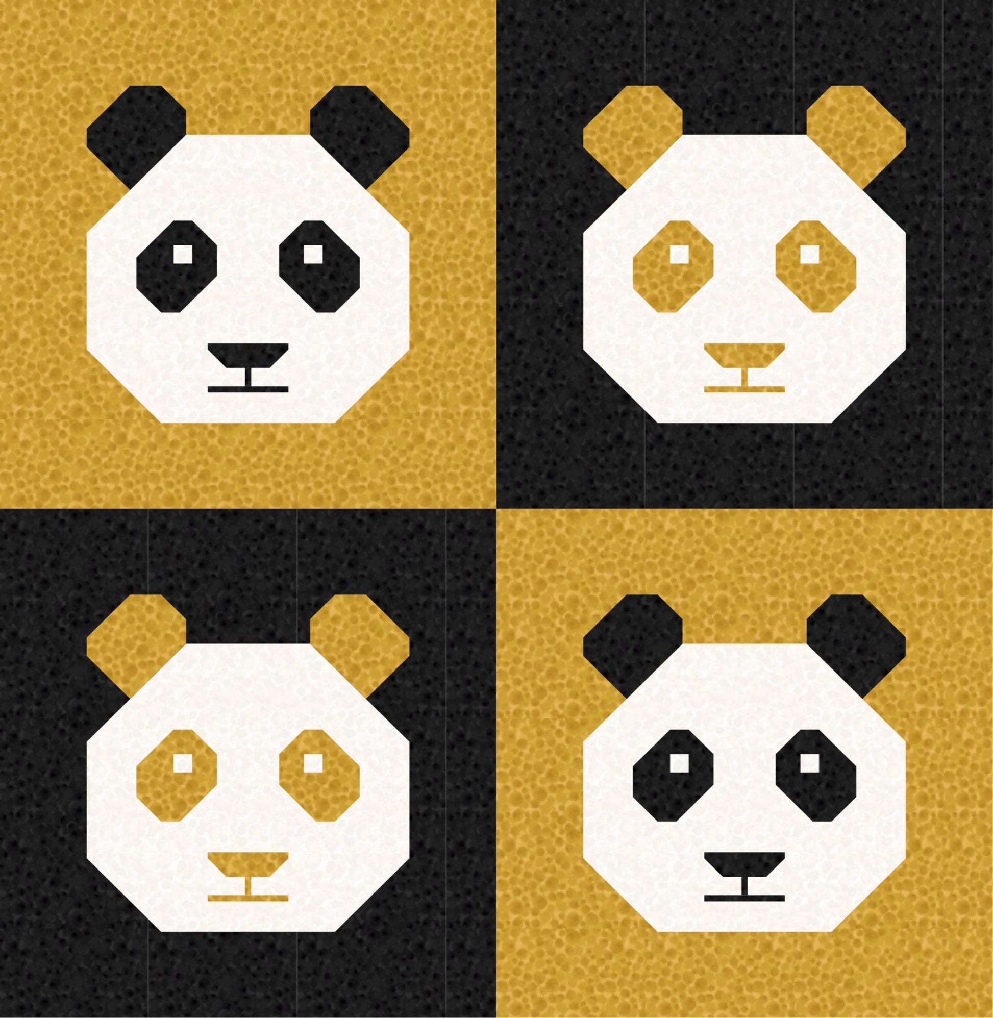 LIMITED EDITION!! Cotton and Joy Pandamonium Quilt Kit Featuring Lewis & Irene Bumbleberries Fabric Collection - Baby or Throw Size
