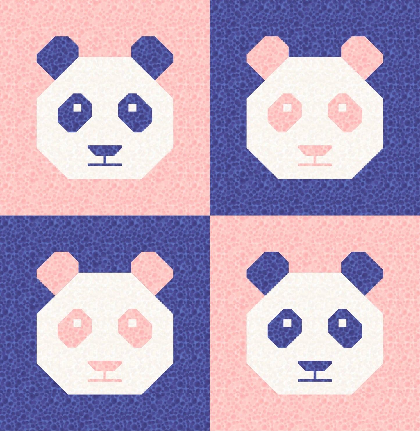 LIMITED EDITION Cotton and Joy Pandamonium Quilt Kit Featuring Lewis & Irene Bumbleberries Fabric Collection - Baby or Throw Size