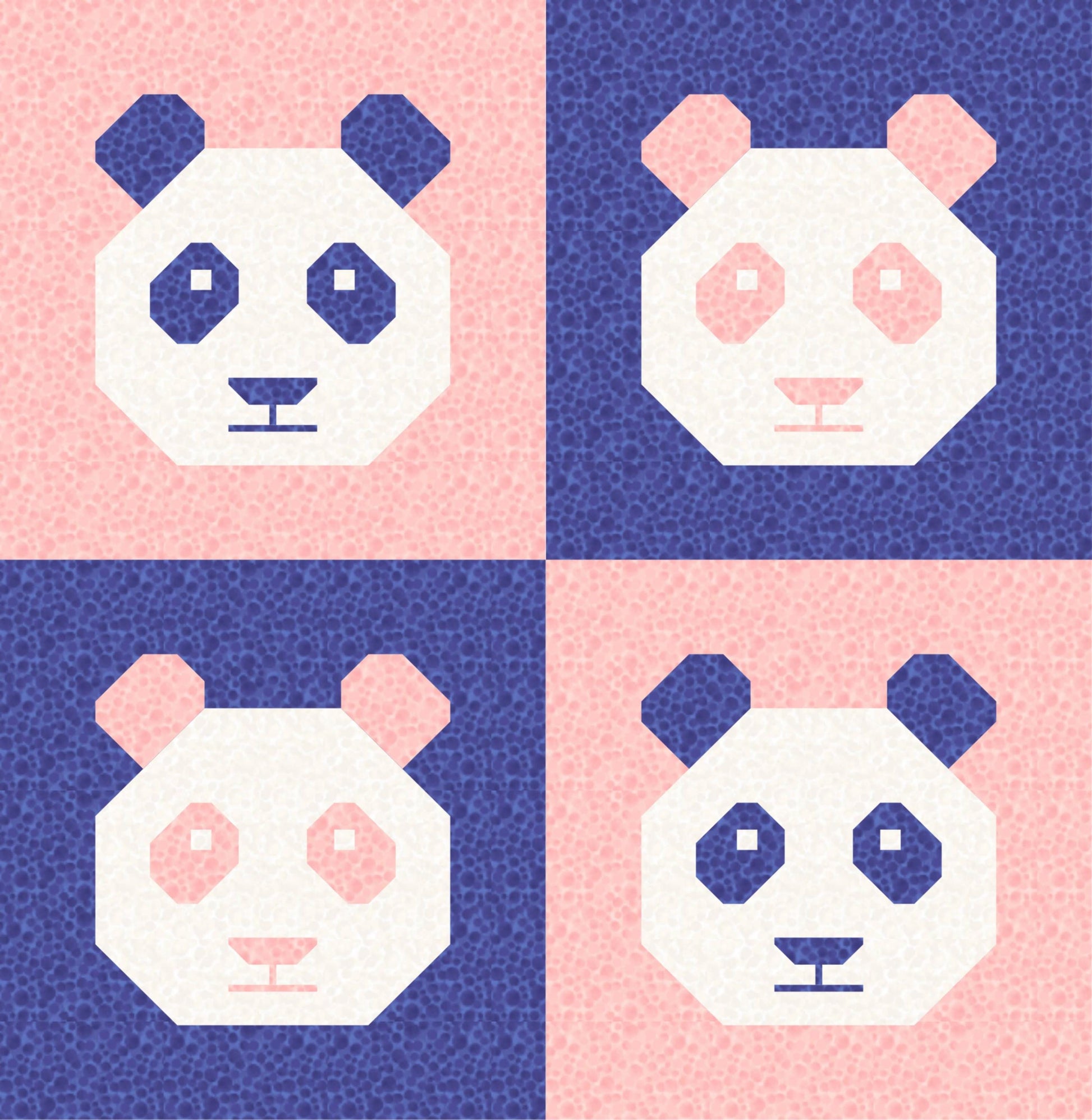 LIMITED EDITION Cotton and Joy Pandamonium Quilt Kit Featuring Lewis & Irene Bumbleberries Fabric Collection - Baby or Throw Size