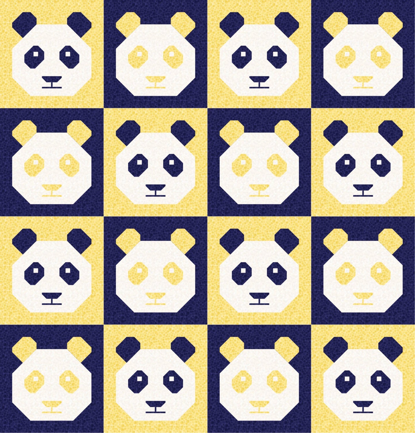 LIMITED EDITION Cotton and Joy Pandamonium Quilt Kit Featuring Lewis & Irene Bumbleberries Fabric Collection - Baby or Throw Sizes Available