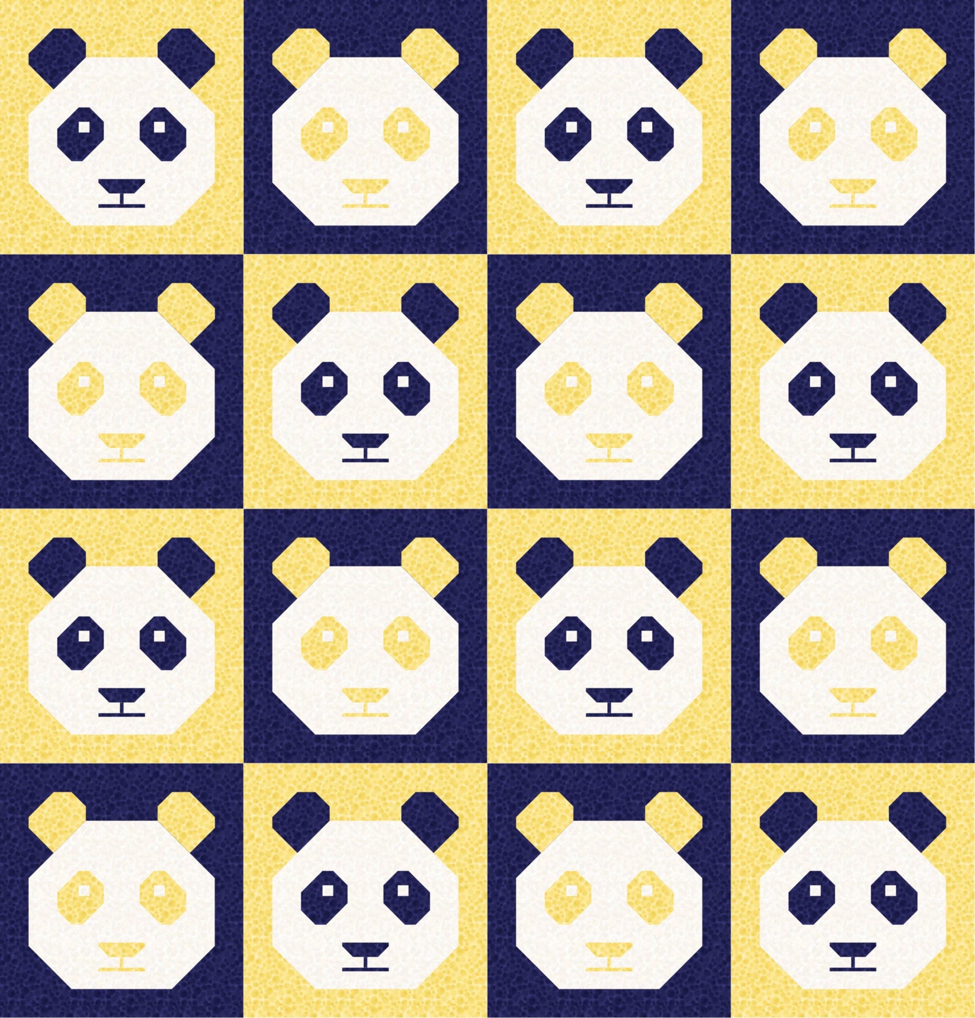 LIMITED EDITION Cotton and Joy Pandamonium Quilt Kit Featuring Lewis & Irene Bumbleberries Fabric Collection - Baby or Throw Sizes Available
