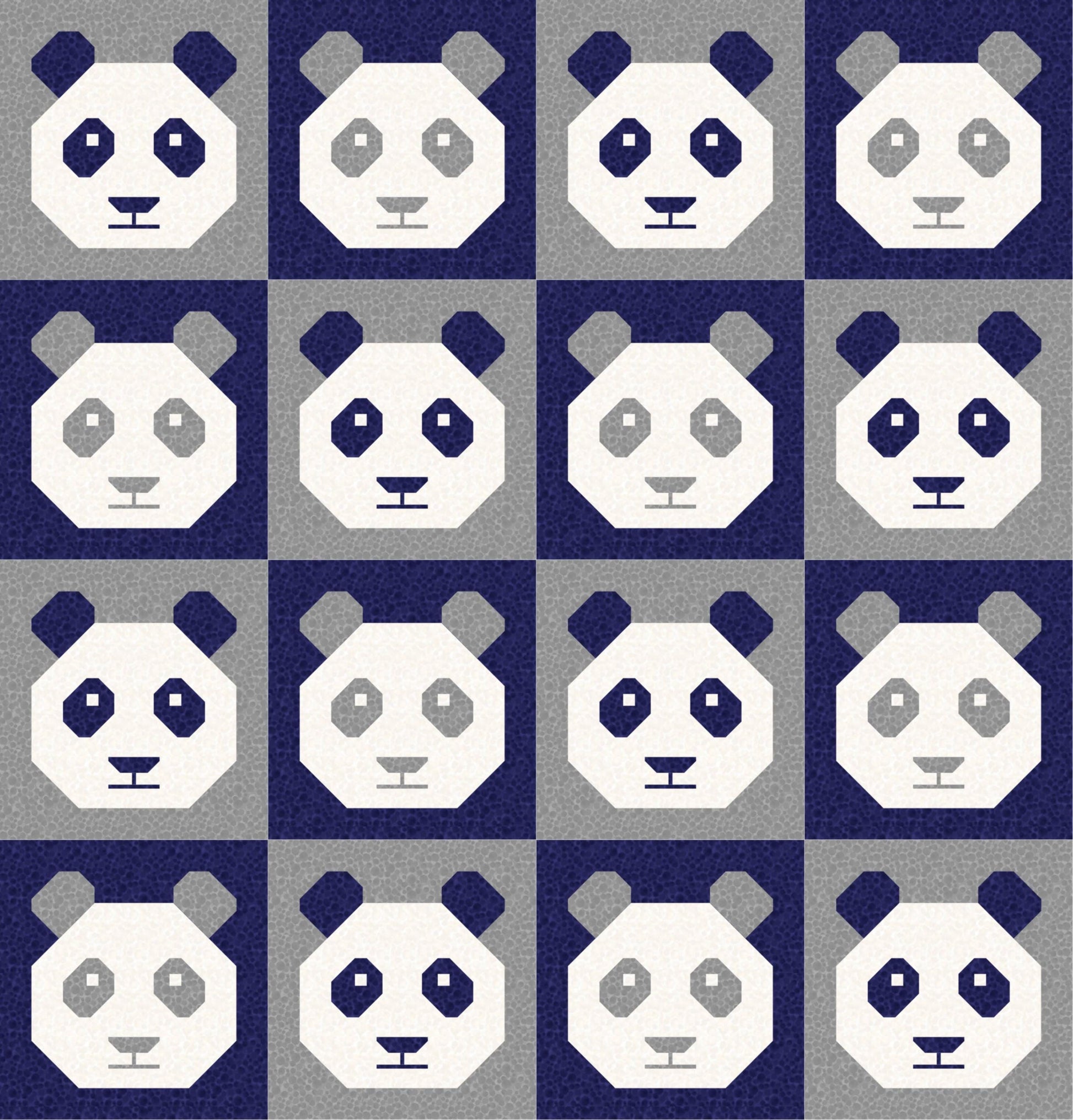 LIMITED EDITION Cotton and Joy Pandamonium Quilt Kit Featuring Lewis & Irene Bumbleberries Fabric Collection - Baby or Throw Sizes Available