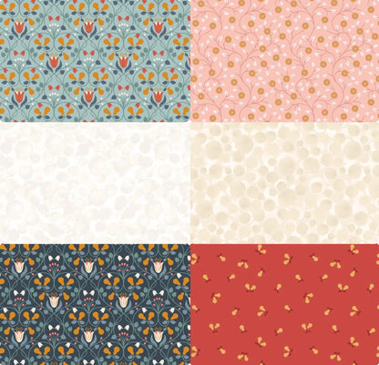 LIMITED EDITION!! Pen + Paper Patterns Book Nook Quilt Kit Featuring Lewis & Irene Wintertide Fabric Collection