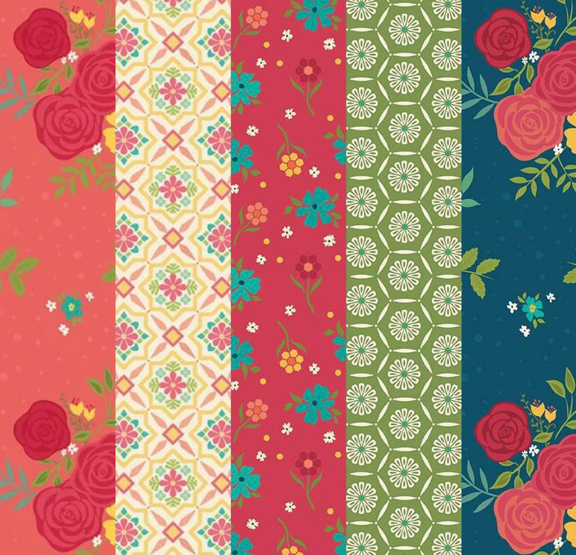 LIMITED EDITION!! Fabric Cafe Twister Quilt Kit Featuring Riley Blake Market Street Fabric Collection Finished Size: 59.5”x68.5"