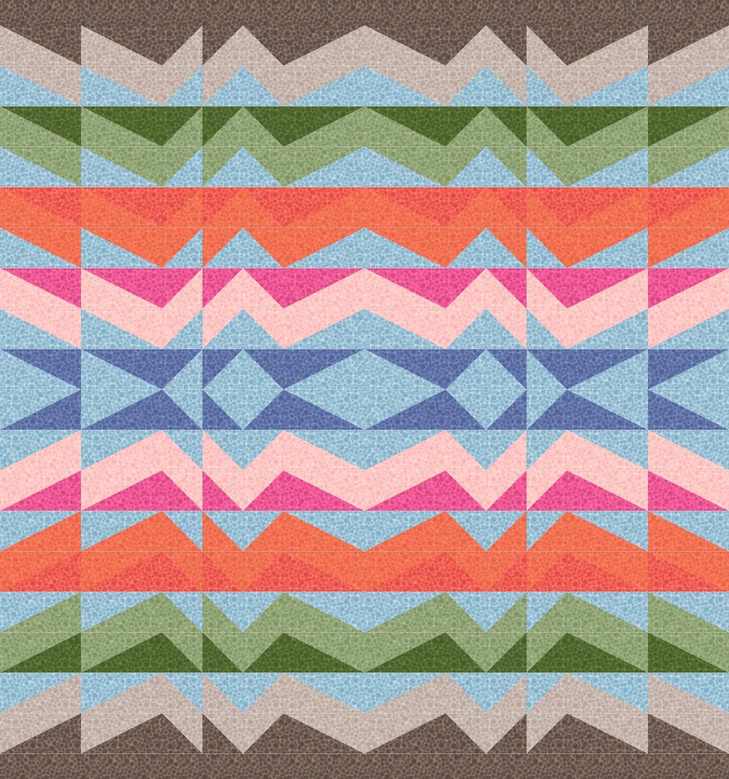 LIMITED EDITION!! Rocky Coast Large Throw Quilt Kit Featuring Lewis & Irene Bumbleberries Fabric Collection Finished Size: 72"x77"