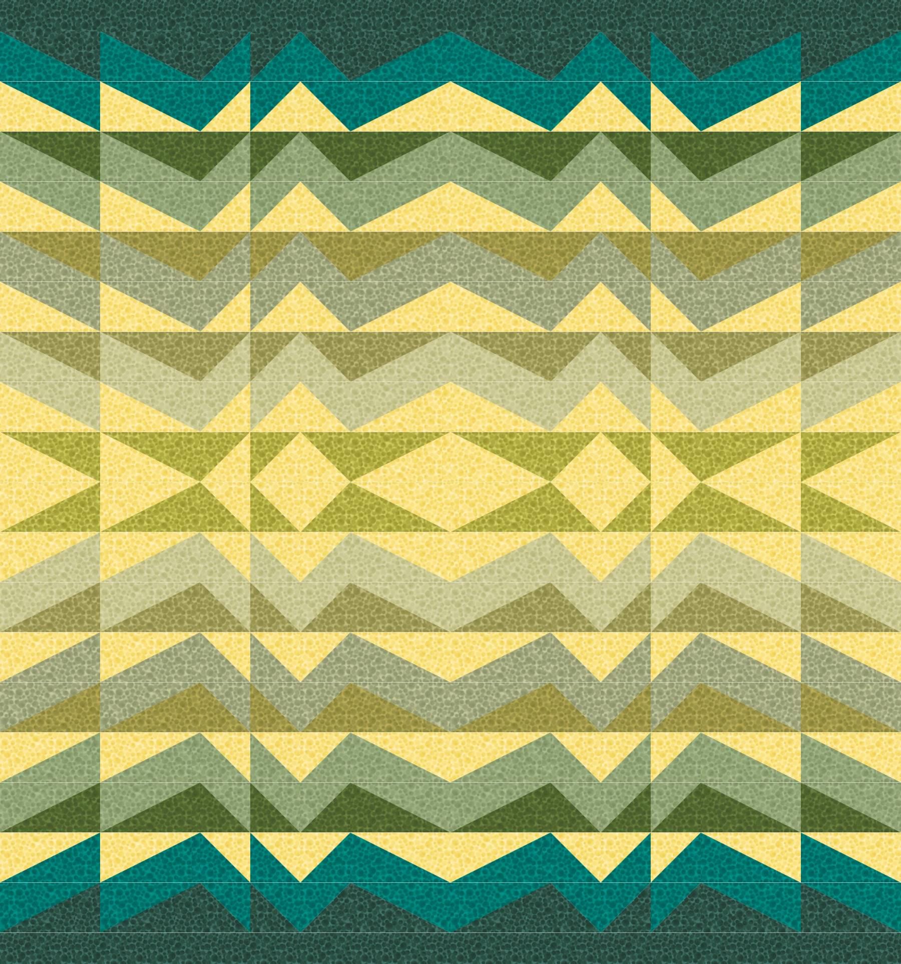 LIMITED EDITION!! Rocky Coast Large Throw Quilt Kit Featuring Lewis & Irene Bumbleberries Fabric Collection Finished Size: 72"x77"
