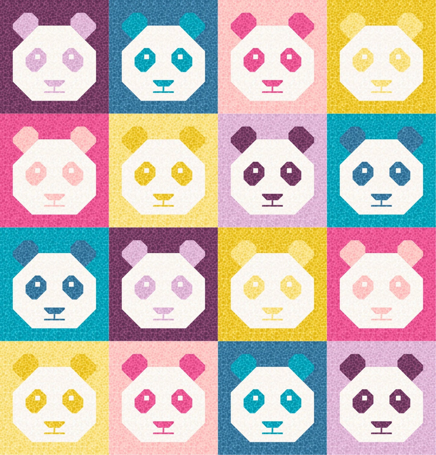 LIMITED EDITION!! Cotton and Joy Pandamonium Throw Quilt Kit Featuring Lewis & Irene Bumbleberries Fabric Collection Finished Size: 41"x42"