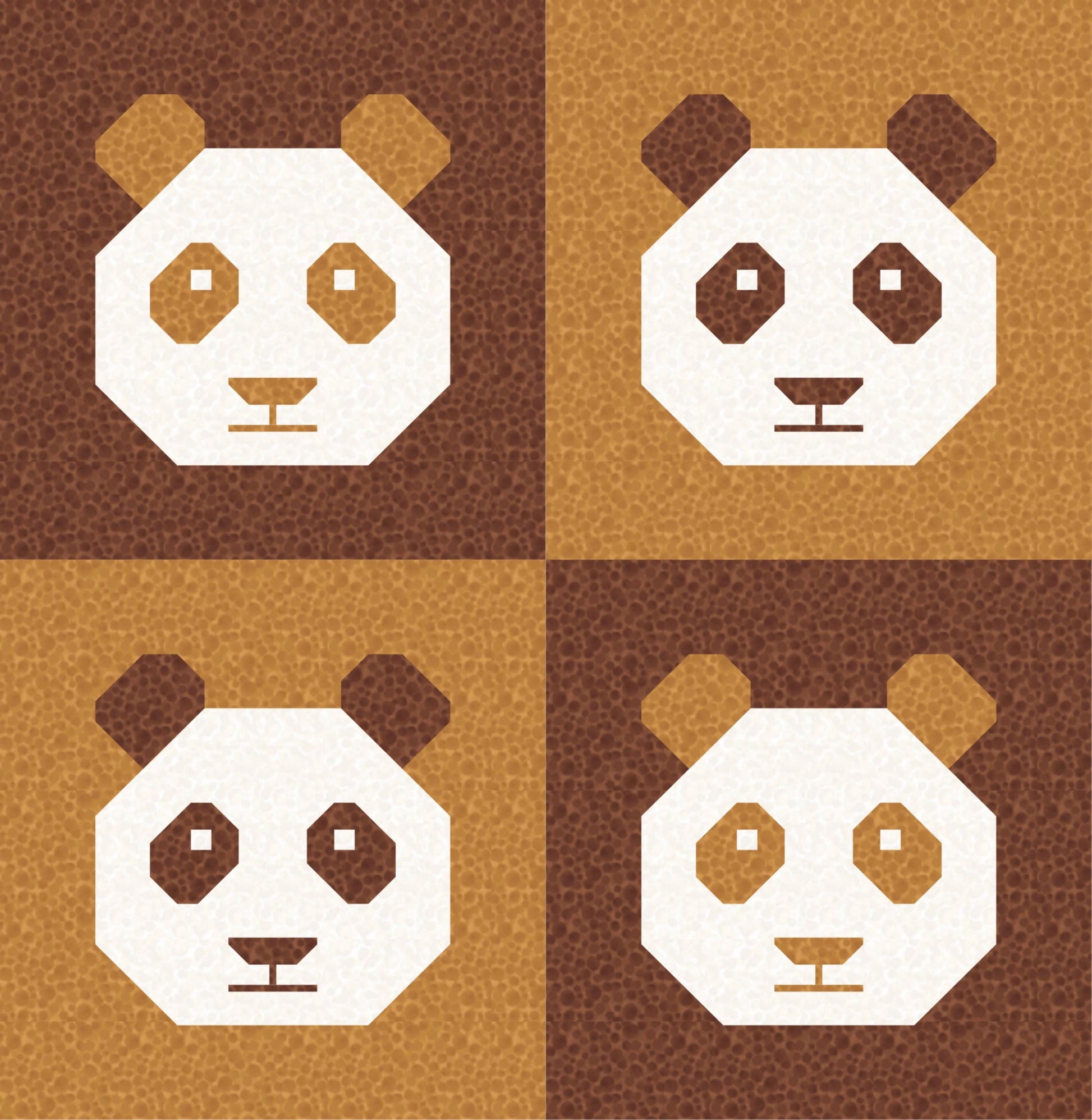 LIMITED EDITION!! Cotton and Joy Pandamonium Quilt Kit Featuring Lewis & Irene Bumbleberries Fabric Collection - Baby or Throw Size