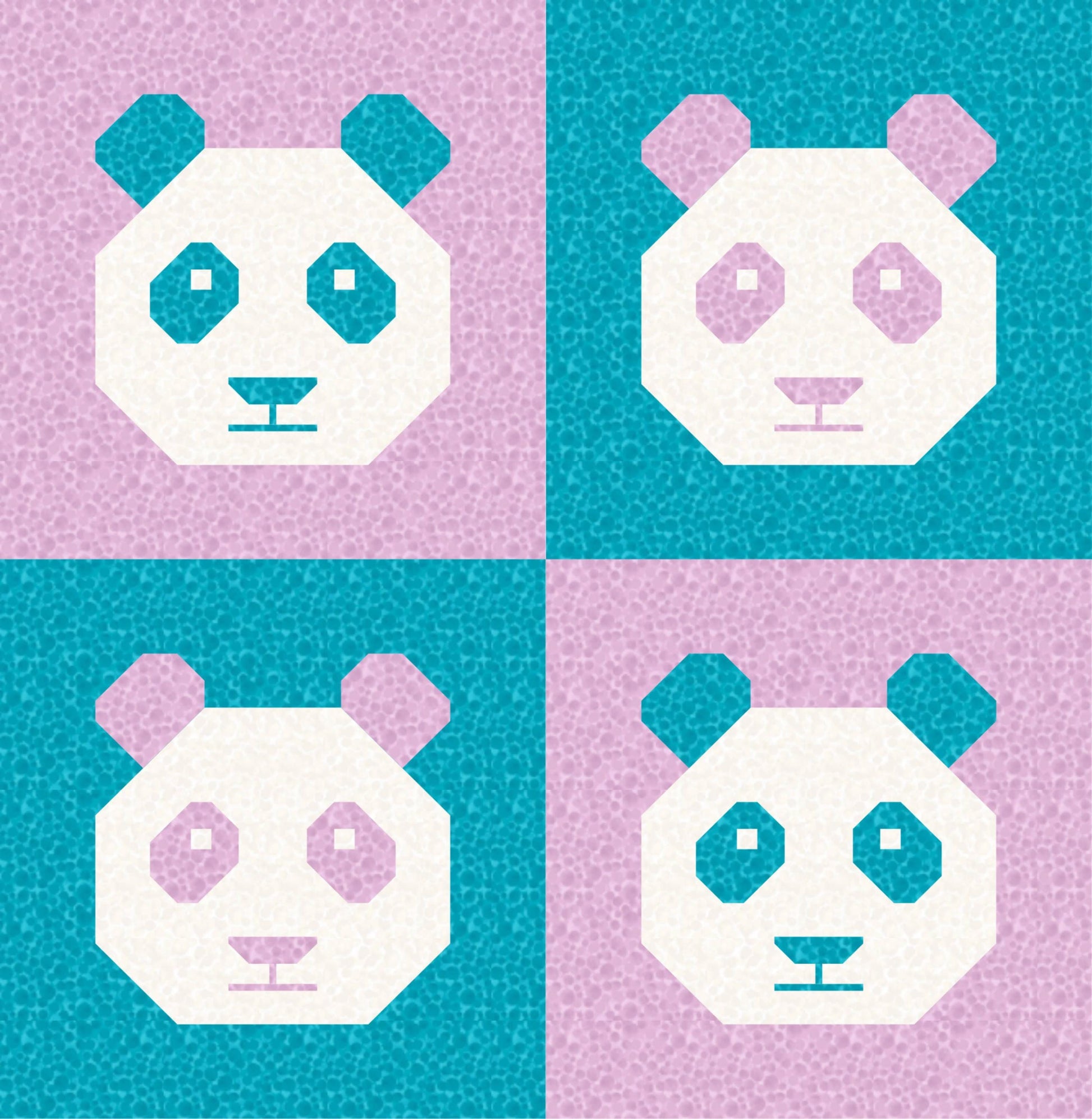LIMITED EDITION Cotton and Joy Pandamonium Quilt Kit Featuring Lewis & Irene Bumbleberries Fabric Collection - Baby or Throw Size