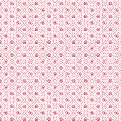 NEW ARRIVAL!! Poppie Cotton Pink Swan Song Quilt Kit Featuring Poppie Cotton Stolen Moments Fabric Collection Finished Size: 58"x58"