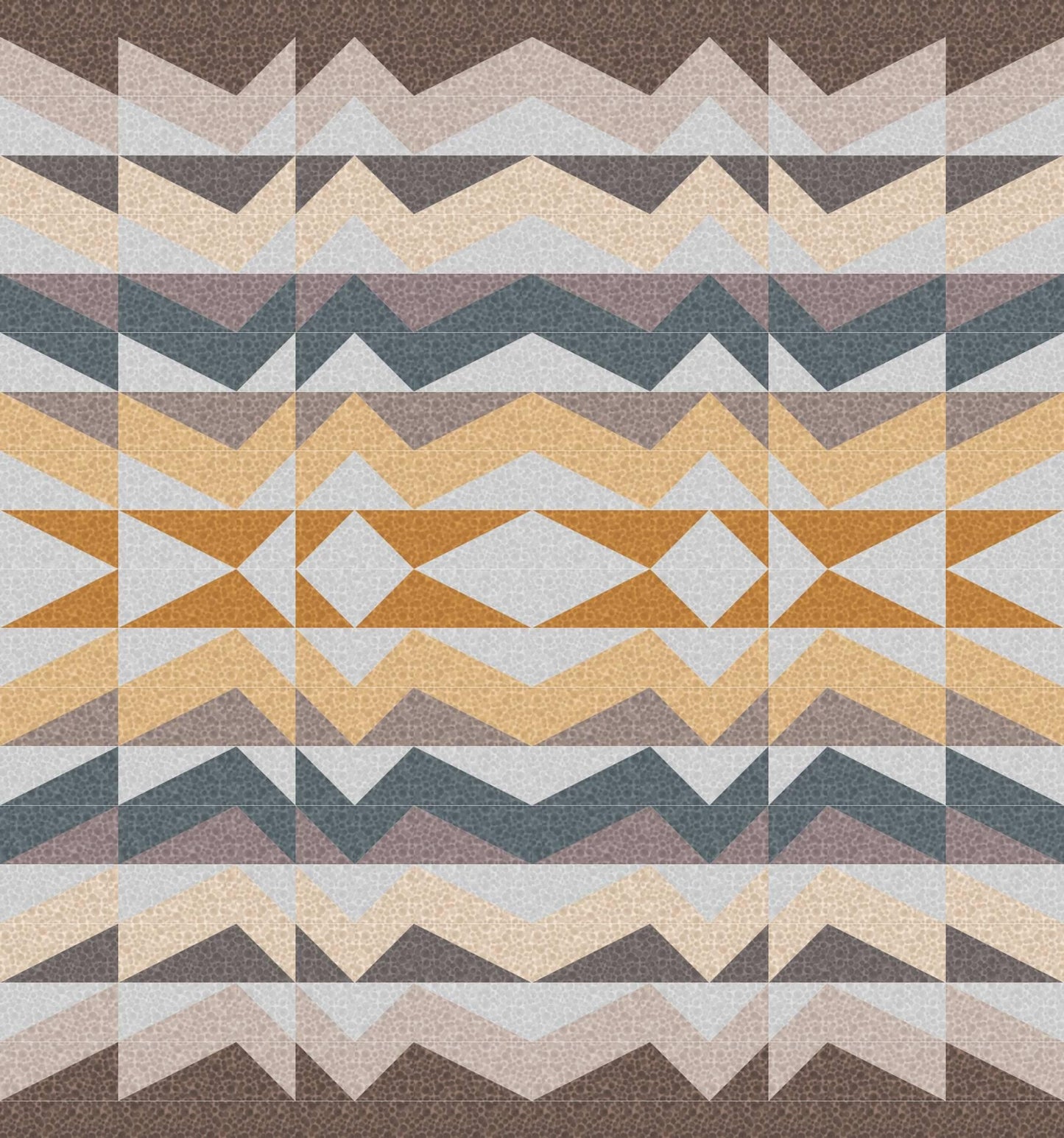 LIMITED EDITION!! Rocky Coast Large Throw Quilt Kit Featuring Lewis & Irene Bumbleberries Fabric Collection Finished Size: 72"x77"