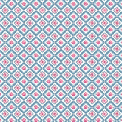 NEW ARRIVAL!! Poppie Cotton Blue Swan Song Quilt Kit Featuring Poppie Cotton Stolen Moments Fabric Collection Finished Size: 58"x58"