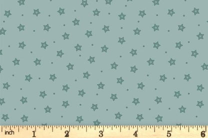 LAST BOLT! Lewis & Irene Gingerbread Season Fabric Collection Stars on Red Authentic Premium 100% Cotton Quilt Shop Quality Fabrics