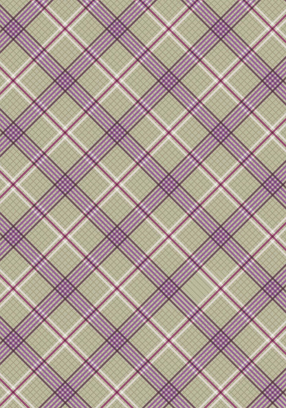 LAST BOLT!! Lewis & Irene Loch Lewis Flannel Fabric Collection Green Check Premium 100% Cotton Flannel Fabrics