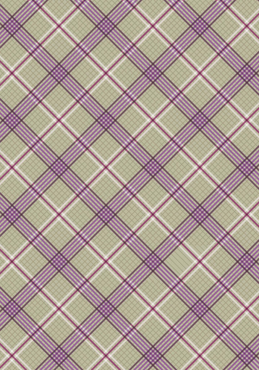 LAST BOLT!! Lewis & Irene Loch Lewis Flannel Fabric Collection Green Check Premium 100% Cotton Flannel Fabrics