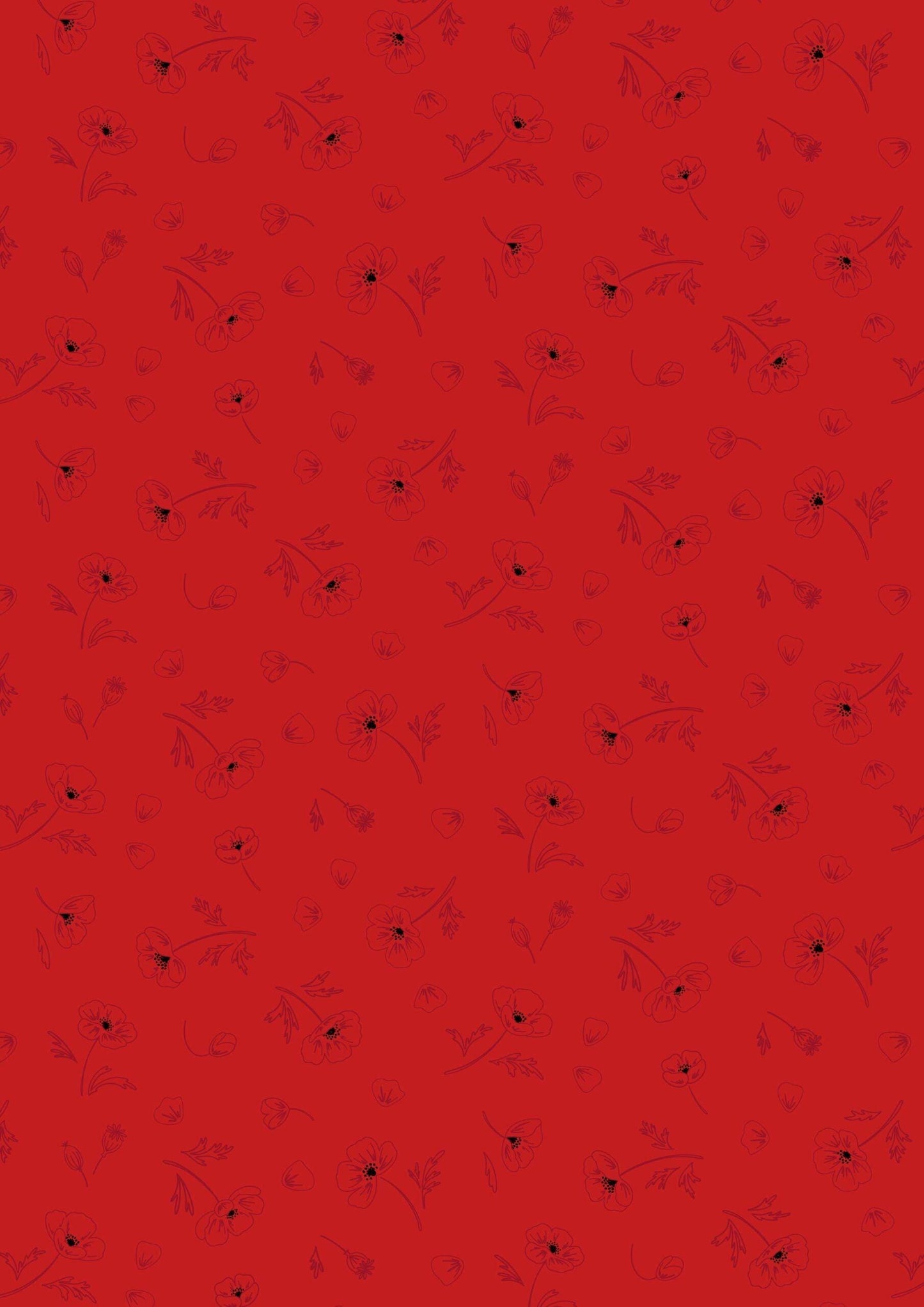 Lewis & Irene Forever Blooms Fabric Collection Ephemeral Beauty on Scarlet Premium 100% Cotton Quilt Shop Quality Fabrics