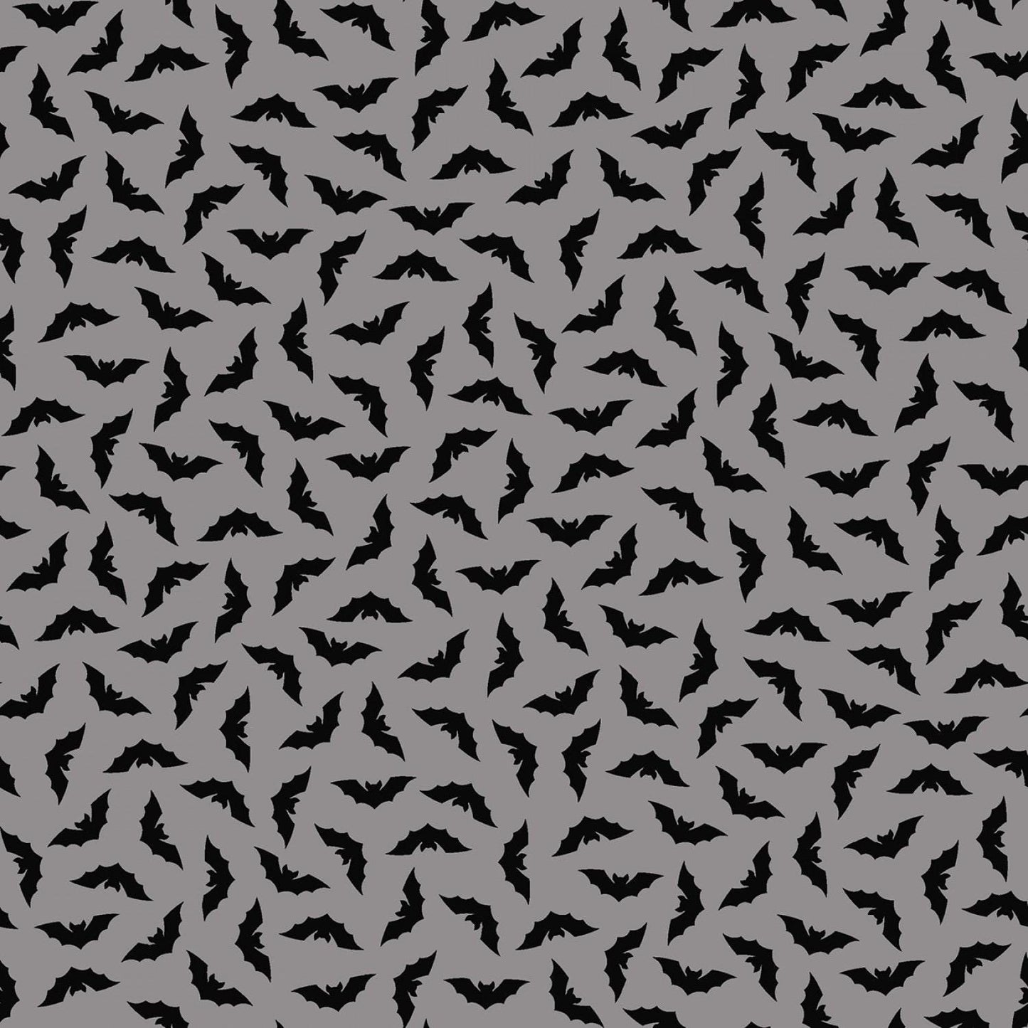 Maywood Studio Kimberbell Hometown Halloween Fabric Collection Bats on Gray Premium 100% Cotton Quilt Shop Quality Fabrics