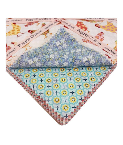 Poppie Cotton Prairie Sisters Homestead Fabric Collection 60pc 5" Stacker Authentic Premium 100% Cotton Fabrics