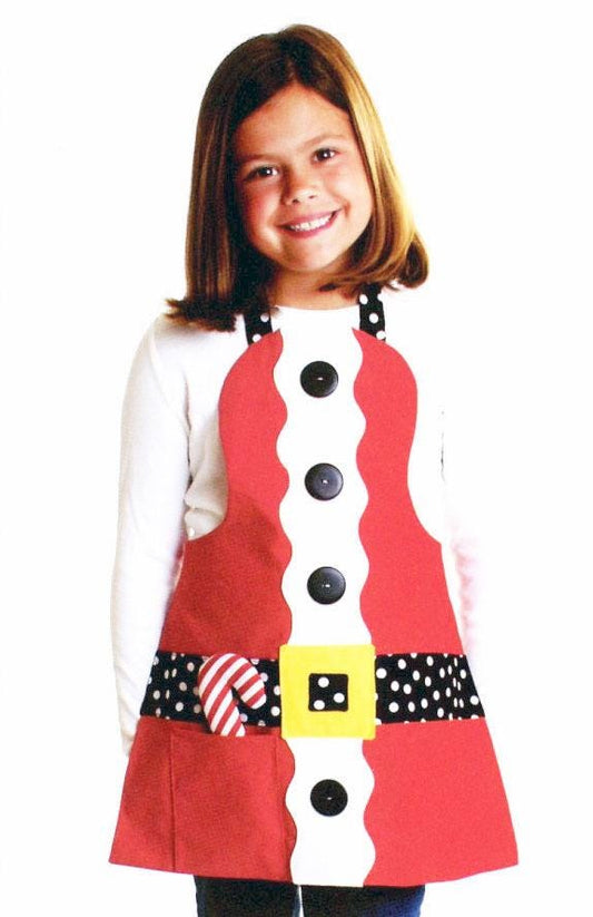 Cotton Ginny's Holiday Friends Child's Aprons Pattern - Includes Sizes 3-8