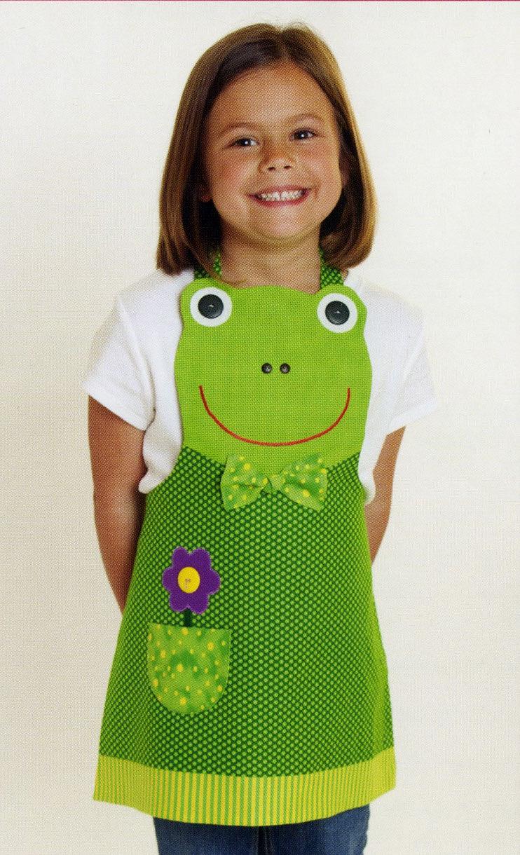 Cotton Ginny's Jungle Friends Child's Aprons Pattern - Includes Sizes 3-8