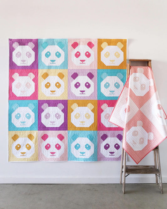 Cotton & Joy Pandamonium Quilt Pattern - 3 Size Variations Per Pattern CJ-130