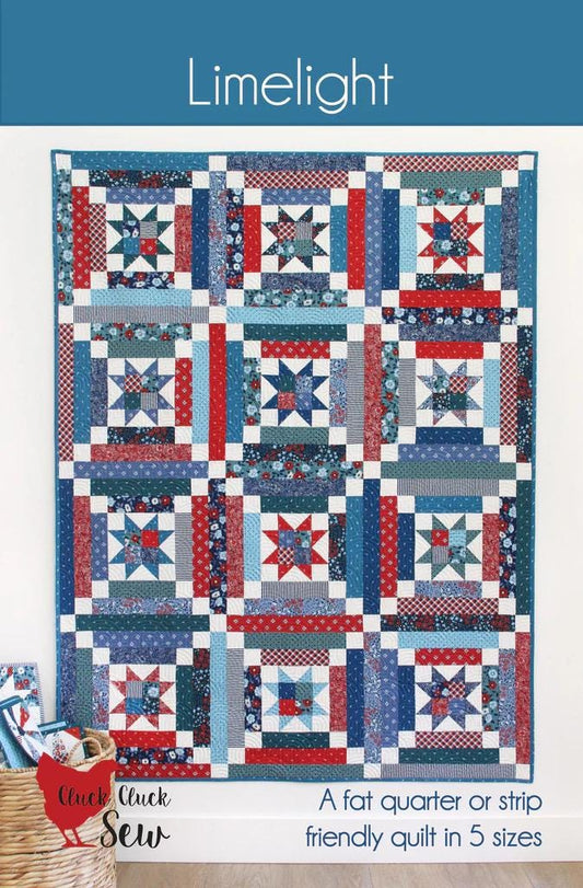 Cluck Cluck Sew Quilts Limelight Quilt Pattern - 5 Size Variations Per Pattern CCS#226