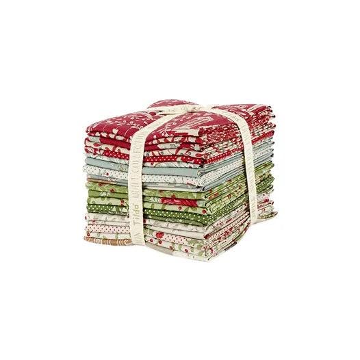 Tilda Merry Little Christmas Fabric Collection 20pc Fat Eighth Bundle Authentic Premium 100% Cotton Fabrics
