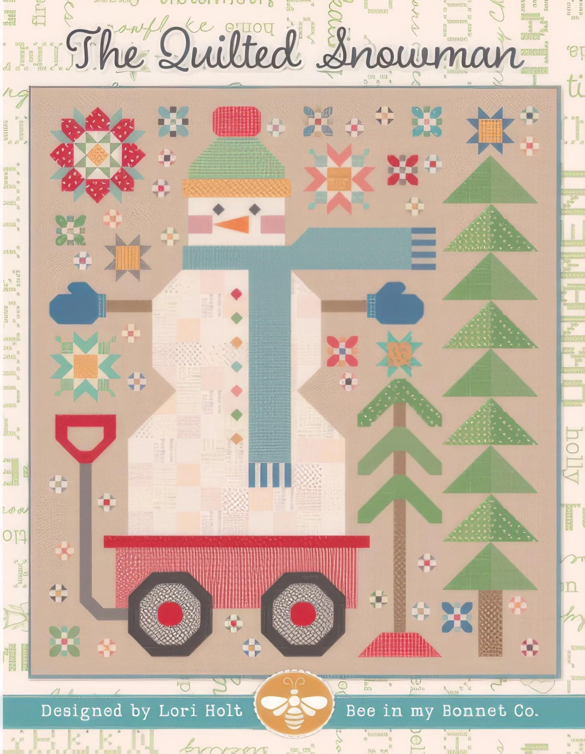 It’s Sew Emma The Quilted Snowman Quilt Pattern ISE-285 Finished Size: 87.5"x97.5"