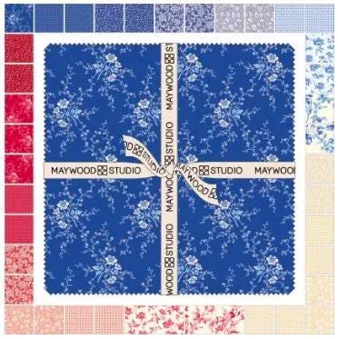 Maywood Studio All Our Hearts Fabric Collection 10" Stacker Layer Cake Authentic Premium 100% Cotton Fabrics