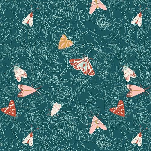 Art Gallery Season of Tribute - Listen to Your Heart Fabric Collection Cloak and Petal Six Authentic Premium 100% Cotton Fabrics
