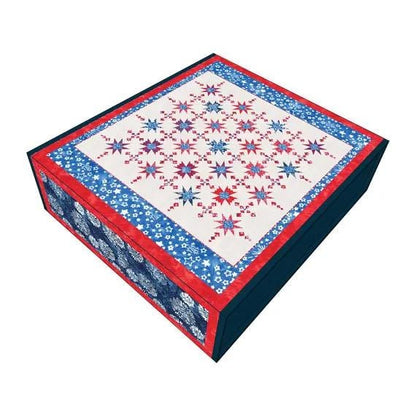 LAST ONE!! Riley Blake Star Chart Quilt Kit Featuring Expressions Batiks Let Freedom Ring Fabric Collection KTBT1014