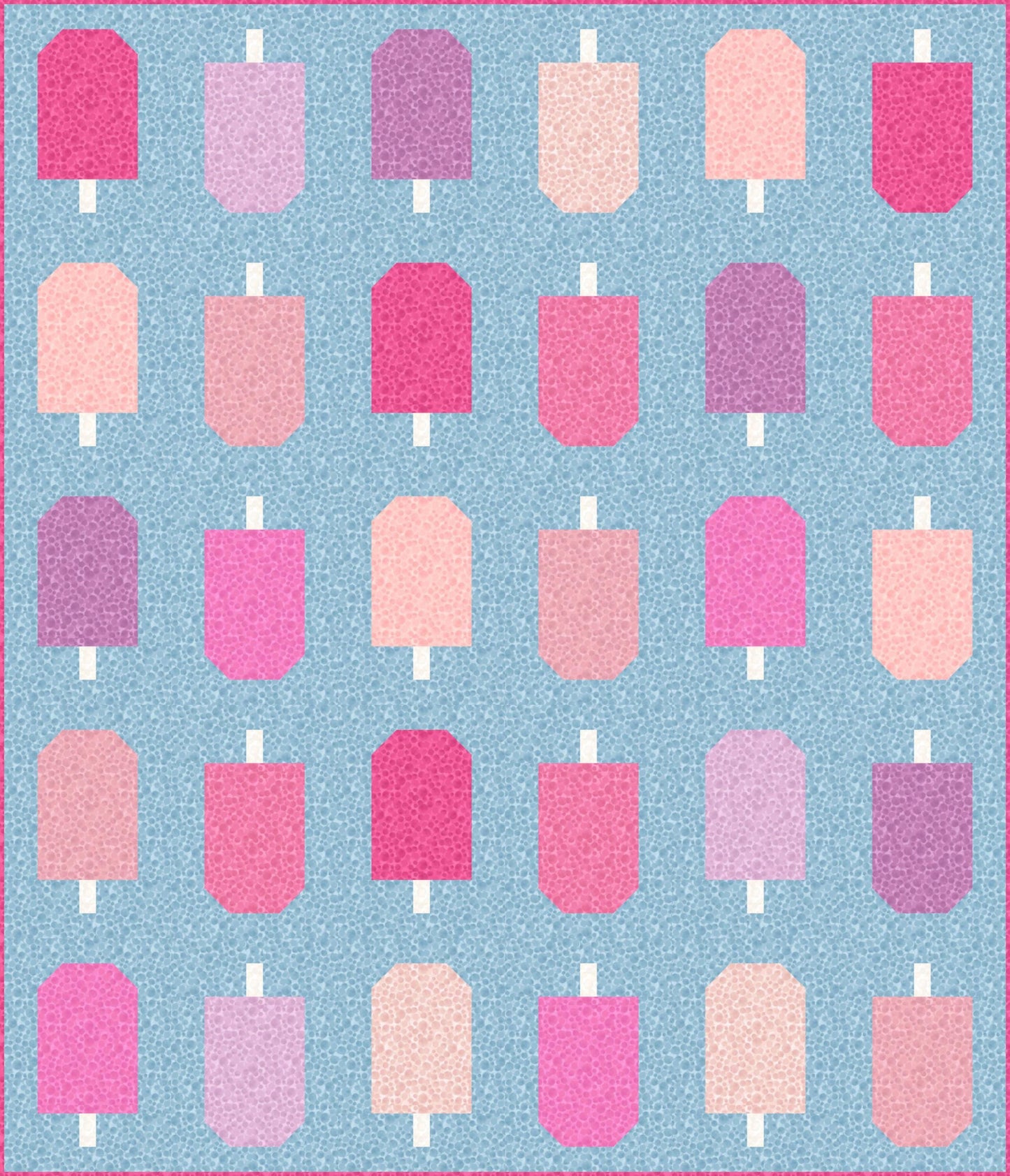 LIMITED EDITION!! Lo and Behold Summer Pop Quilt Kit Featuring Lewis & Irene Bumbleberries Fabric Collection Finished Size: 60"x70"