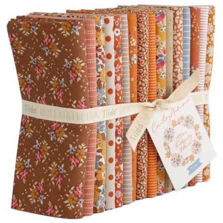 Tilda Creating Memories Autumn Thanksgiving Halloween Fabric Collection 16pc Fat Quarter Bundle Authentic Premium 100% Cotton Fabrics
