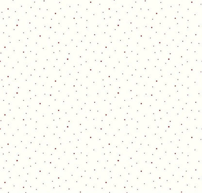 Riley Blake Dapple Dot Fabric Collection Dapple Dot White Barn Red Authentic Premium 100% Cotton Fabrics C645-White Barn Red