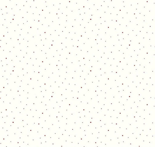 Riley Blake Dapple Dot Fabric Collection Dapple Dot White Barn Red Authentic Premium 100% Cotton Fabrics C645-White Barn Red