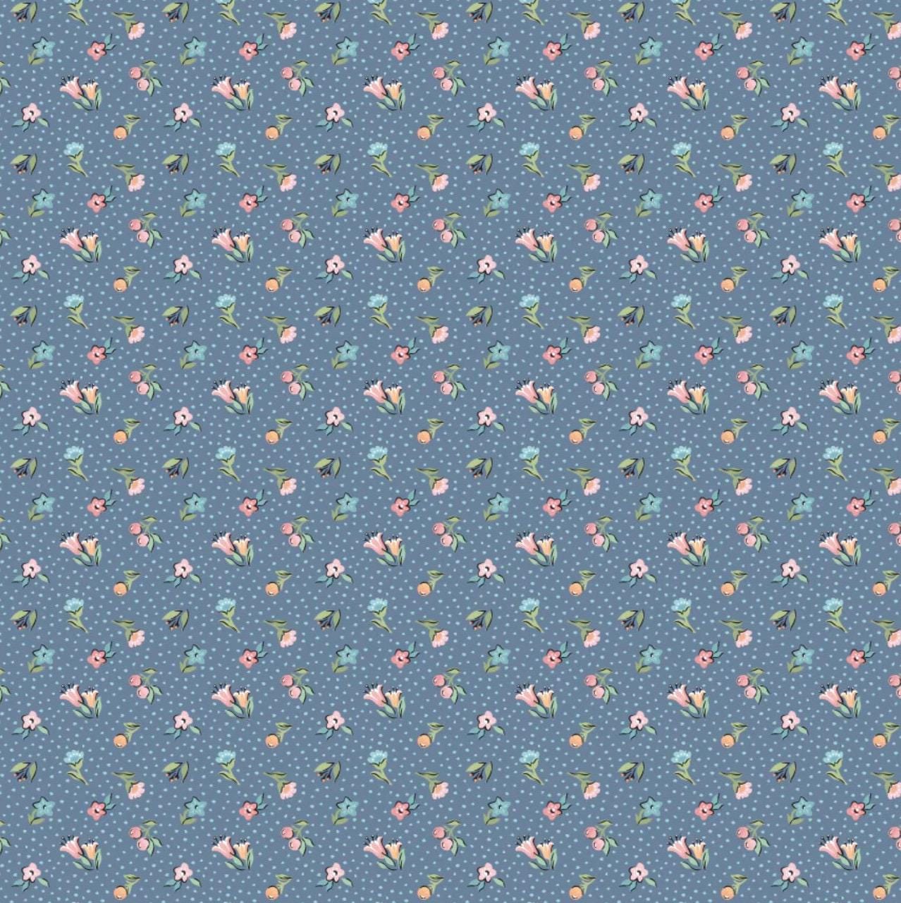 Poppie Cotton Garden Party Fabric Collection Fresh Picked on Night Authentic Premium 100% Cotton Quilt Shop Quality Fabrics