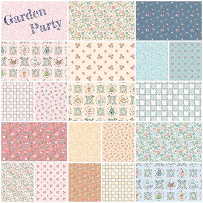 Poppie Cotton Garden Party Fabric Collection Fresh Picked on Night Authentic Premium 100% Cotton Quilt Shop Quality Fabrics