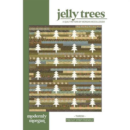 Modernly Morgan Jelly Trees Quilt Pattern Finished Size 64"x76" MM-034