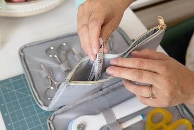 Kimberbebll Scissor Case (Mint) - Store Scissors, Rotary Cutters, and More! KDOR1001